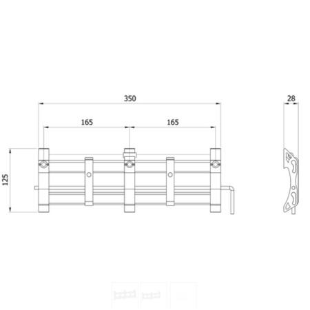 Titan WTS1 Flat TV Wall Bracket - Up to 40 Inch