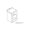Bosch WTW85470GB Serie 6 8kg Condenser Tumble Dryer With Heat Pump - White