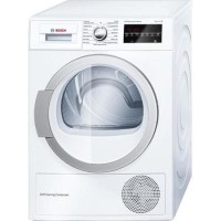 Bosch WTW85490GB 8kg Freestanding Heat Pump Condenser Tumble Dryer White