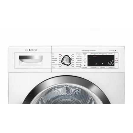 GRADE A2 - Bosch Serie 8 WTWH7561GB 9kg Freestanding Heat Pump Tumble Dryer - White