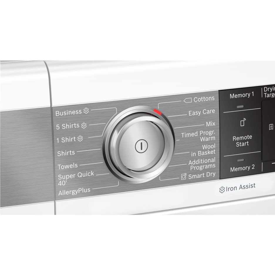 Bosch Serie 8 9kg Freestanding Heat Pump Tumble Dryer White WTX88EH9GB Appliances Direct
