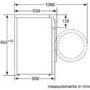 GRADE A3 - Bosch WTX88EH9GB Serie 8 9kg Freestanding Heat Pump Tumble Dryer - White