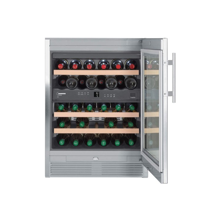 Liebherr 34 Bottle Capacity Vinidor Double Zone Wine Cabinet With Glass Door