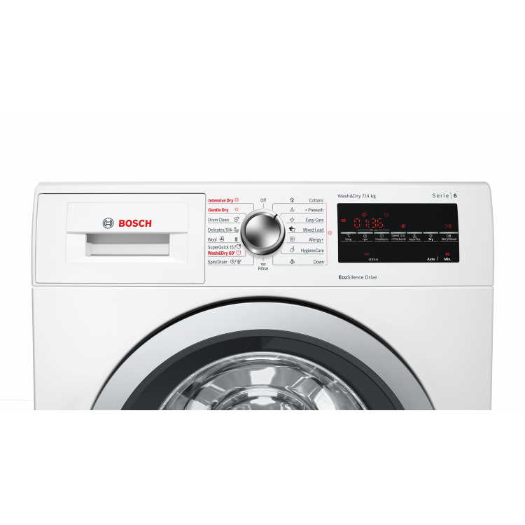 GRADE A2 - Bosch Serie 6 WVG30462GB 7kg Wash 4kg Dry Freestanding Washer Dryer - White