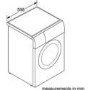 GRADE A2 - Bosch WVG3046SGB 8kg Wash 5kg Dry 1500rpm Freestanding Washer Dryer-Silver