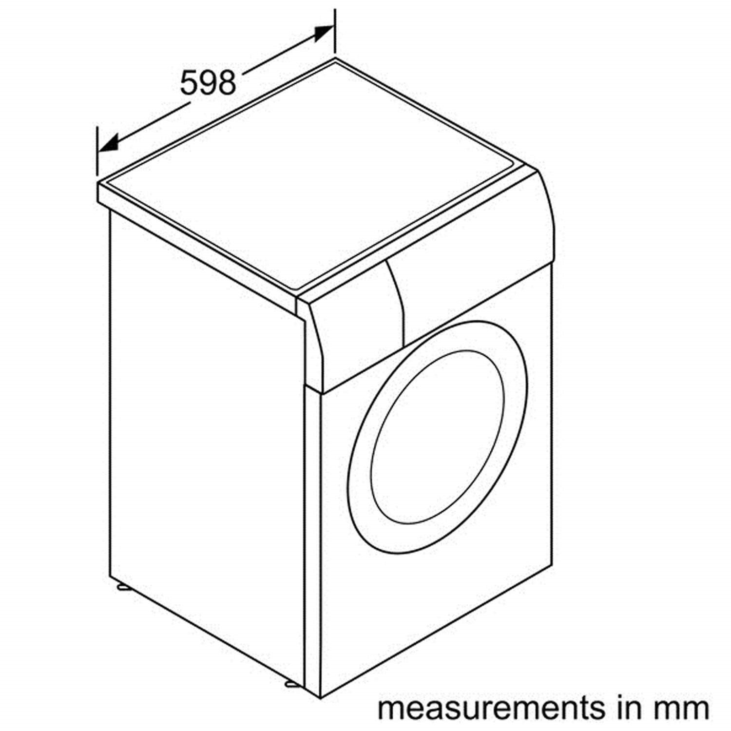 Bosch WVH28360GB Exxcel 7kg Wash 4kg Dry Freestanding Washer Dryer