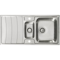 GRADE A2 - Astracast WW1050HXB Wave 1.5 Bowl Stainless Steel Sink