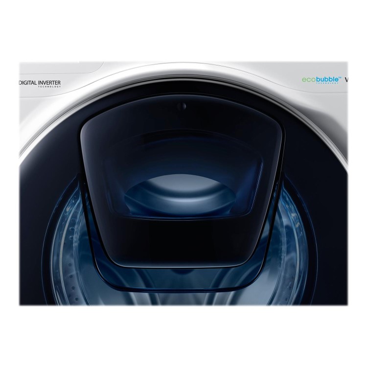Samsung WW12K8412OW EcoBubble Addwash 12kg 1400rpm Freestanding Washing Machine-White