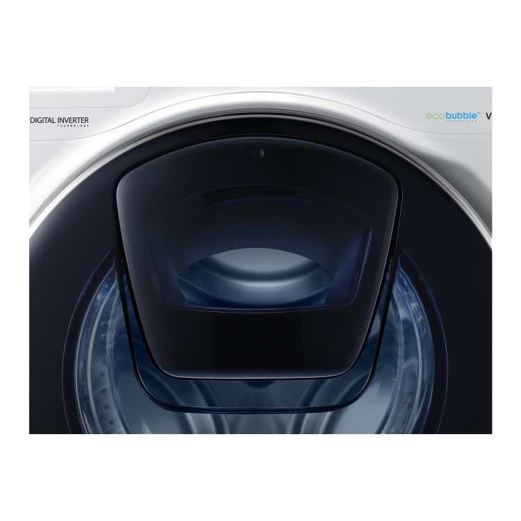 Samsung WW12K8412OW EcoBubble Addwash 12kg 1400rpm Freestanding Washing Machine-White