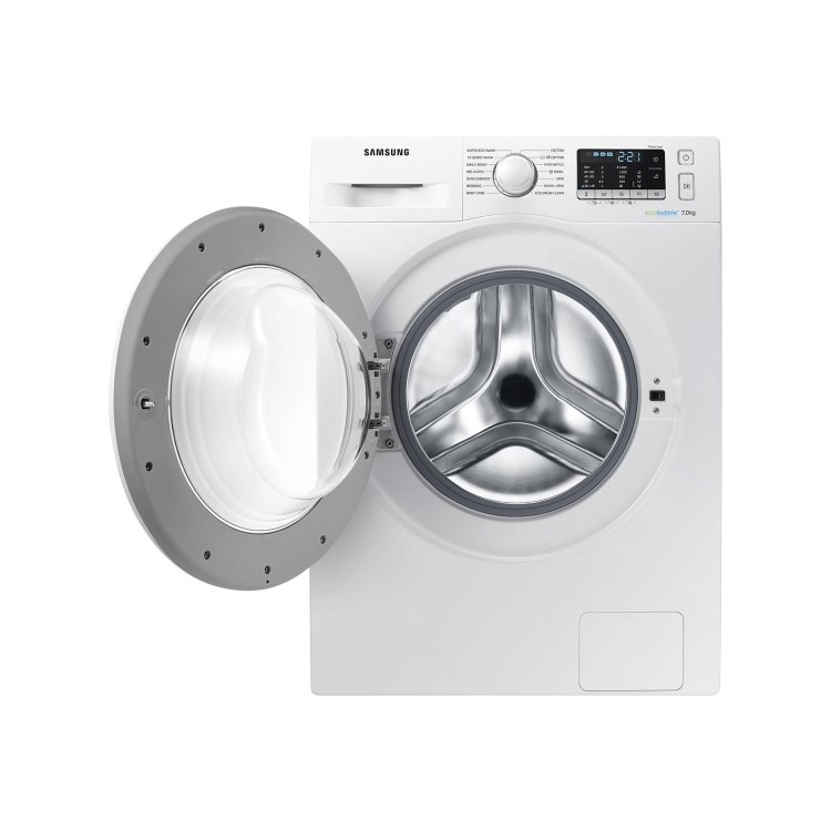 Samsung WW70J5555MW EcoBubble 7kg 1400rpm Freestanding Washing Machine-White