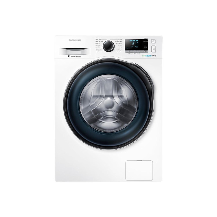 GRADE A2 - Samsung WW80J6410CW EcoBubble 8kg 1400rpm Freestanding Washing Machine - White