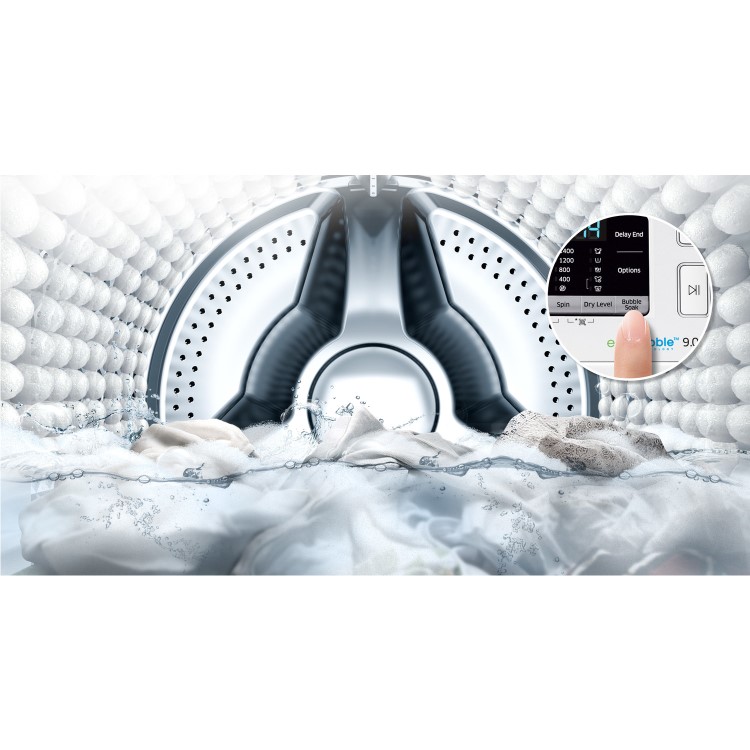 Samsung WW80J6610CW 8kg 1600rpm Freestanding Washing Machine White With Super Speed Wash