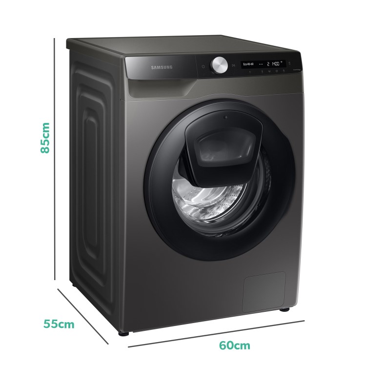 Samsung Series 5+ ecoBubble 8kg 1400 Spin Washing Machine - Graphite