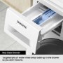 Samsung Series 5 AI Energy 9kg 1400rpm Washing Machine - White