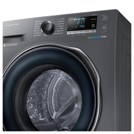 Samsung WW90J6410CX EcoBubble 9kg 1400rpm Freestanding Washing Machine - Graphite