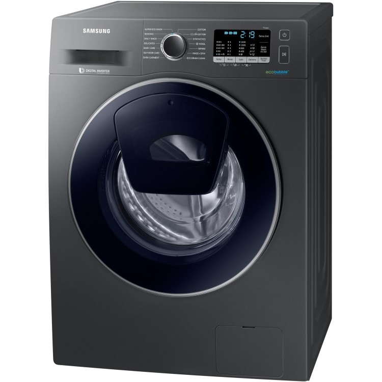 Samsung WW90K5410UX AddWash EcoBubble 9kg 1400rpm Freestanding Washing Machine - Graphite