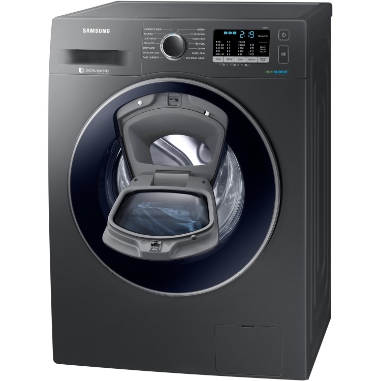 Samsung WW90K5410UX AddWash EcoBubble 9kg 1400rpm Freestanding Washing Machine - Graphite
