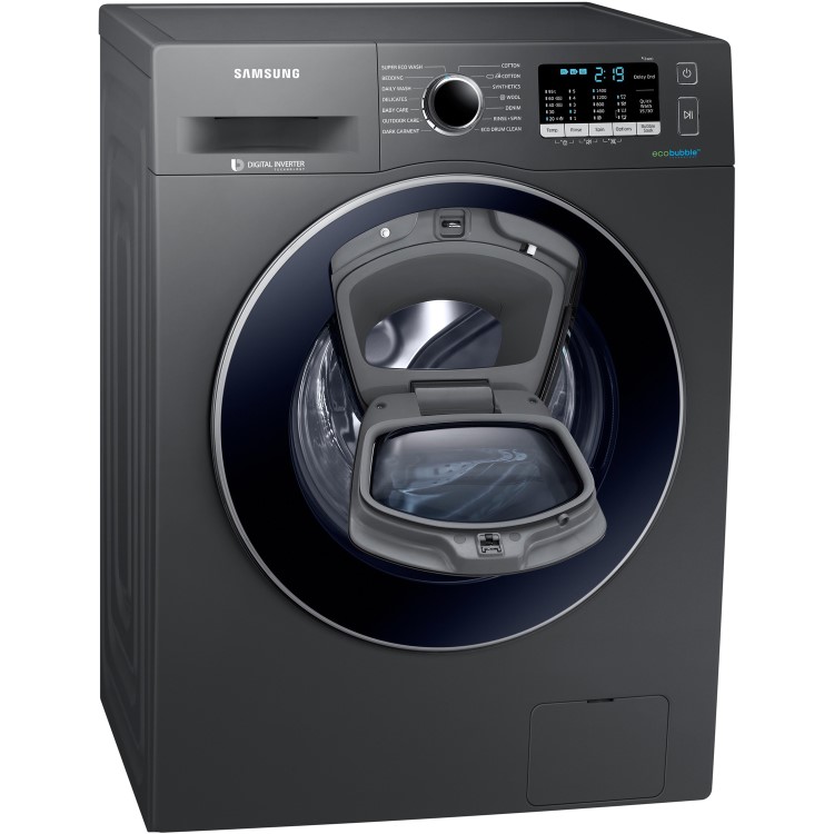 Samsung WW90K5410UX AddWash EcoBubble 9kg 1400rpm Freestanding Washing Machine - Graphite