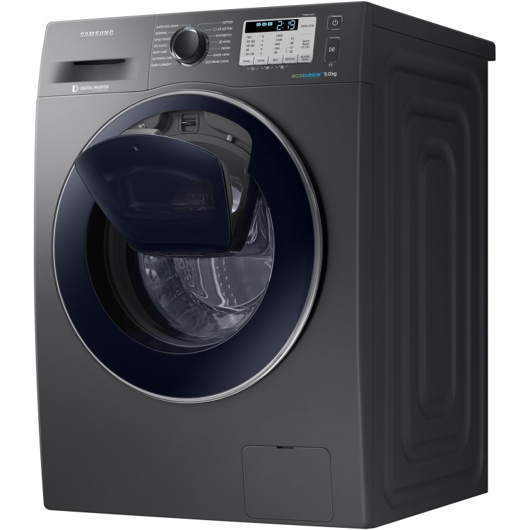 GRADE A2 - Samsung WW90K5413UX AddWash 9kg 1400rpm Ecobubble Freestanding Washing Machine Graphite