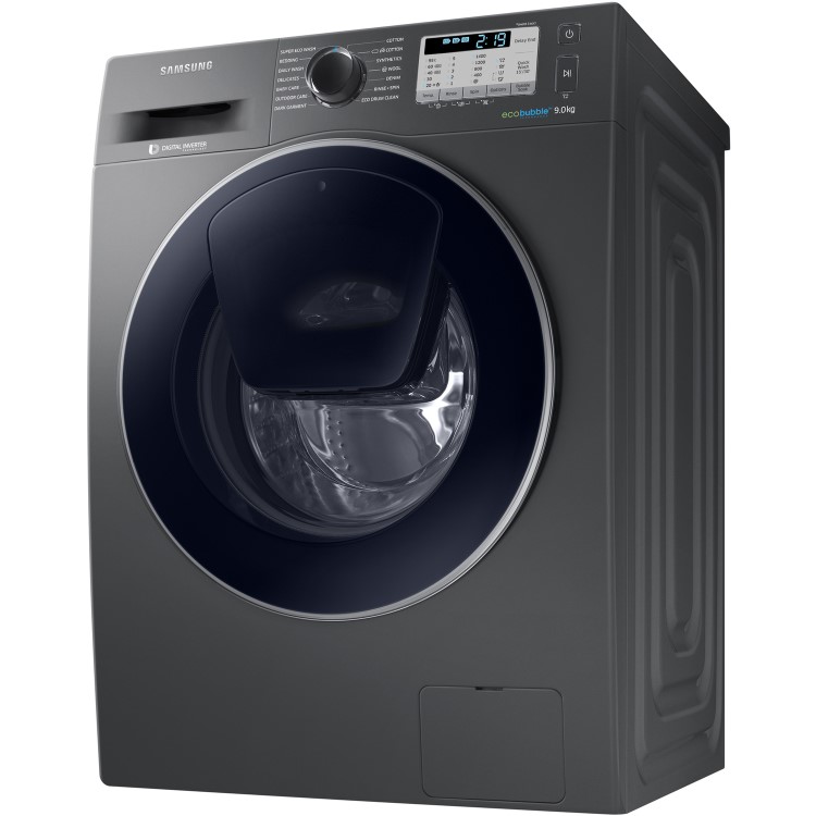 GRADE A2 - Samsung WW90K5413UX AddWash 9kg 1400rpm Ecobubble Freestanding Washing Machine Graphite
