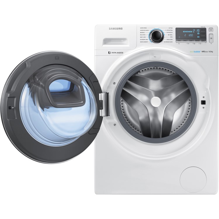 Samsung WW90K7615OW AddWash/ EcoBubble 9kg 1600rpm Freestanding Washing Machine-White