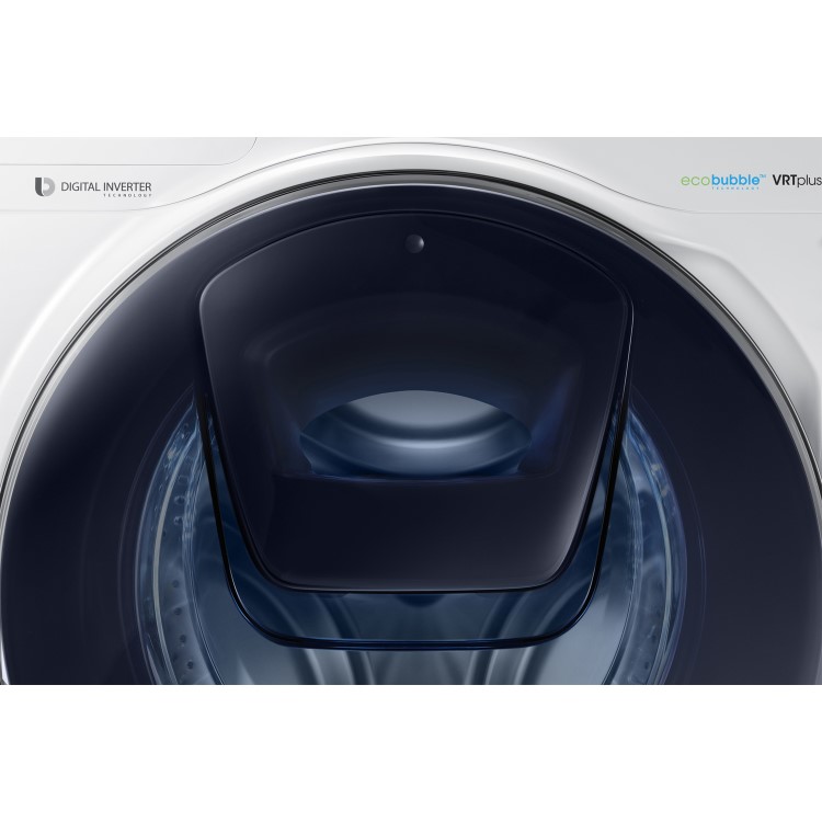 Samsung WW90K7615OW AddWash/ EcoBubble 9kg 1600rpm Freestanding Washing Machine-White