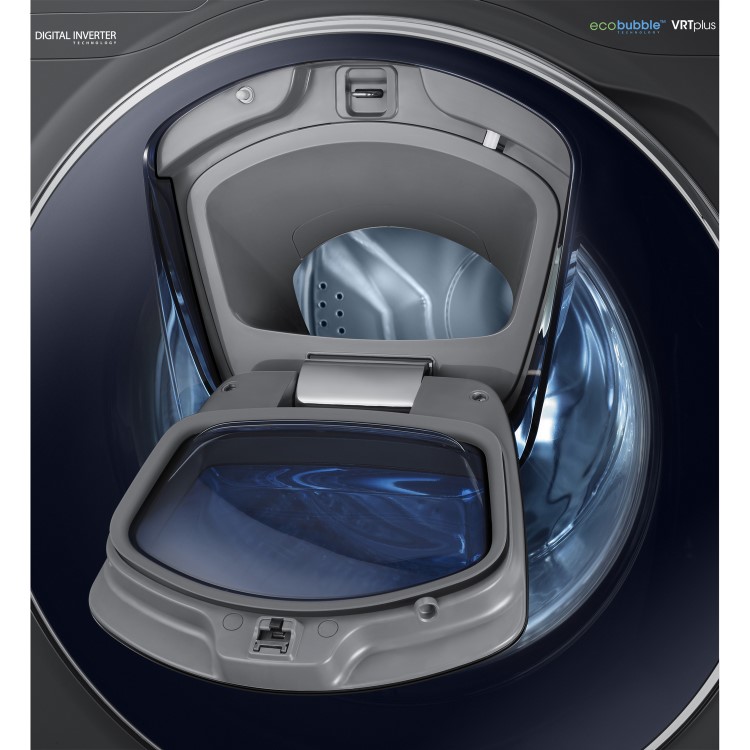 Samsung WW90K7615OX 9kg AddWash/ EcoBubble 1600rpm Freestanding Washing Machine - Graphite