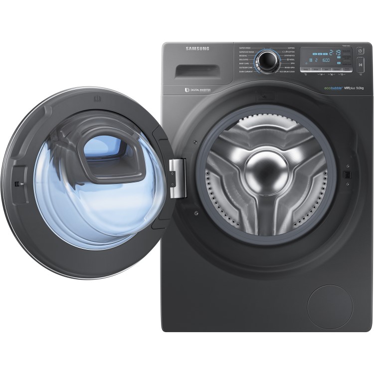 Samsung WW90K7615OX 9kg AddWash/ EcoBubble 1600rpm Freestanding Washing Machine - Graphite
