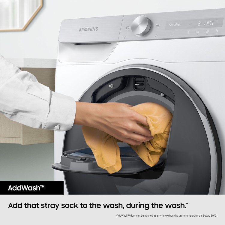 Samsung Series 5+ ecobubble™ 9kg 1400rpm Washing Machine - White