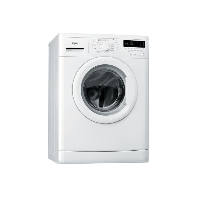 Whirlpool WWDC9440 6th Sense 9kg 1400rpm Freestanding Washing Machine-White