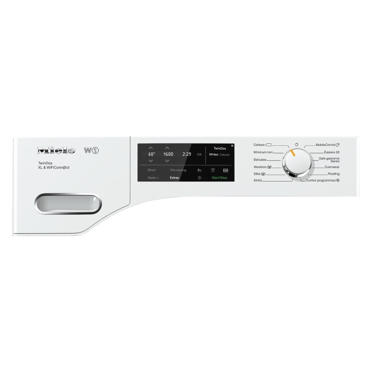 Miele WWI660TwinDosXL Ultra Efficient 9kg 1600rpm Freestanding Washing Machine With TwinDos - White
