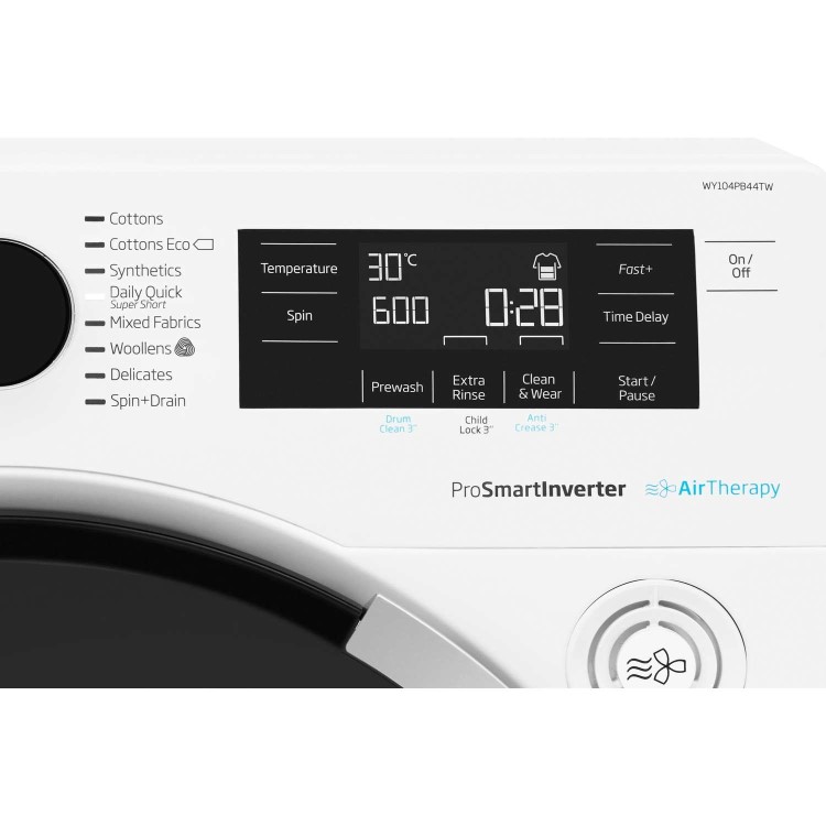 GRADE A2 - Beko WY104PB44TW 10kg 1400rpm Freestanding Washing Machine - White