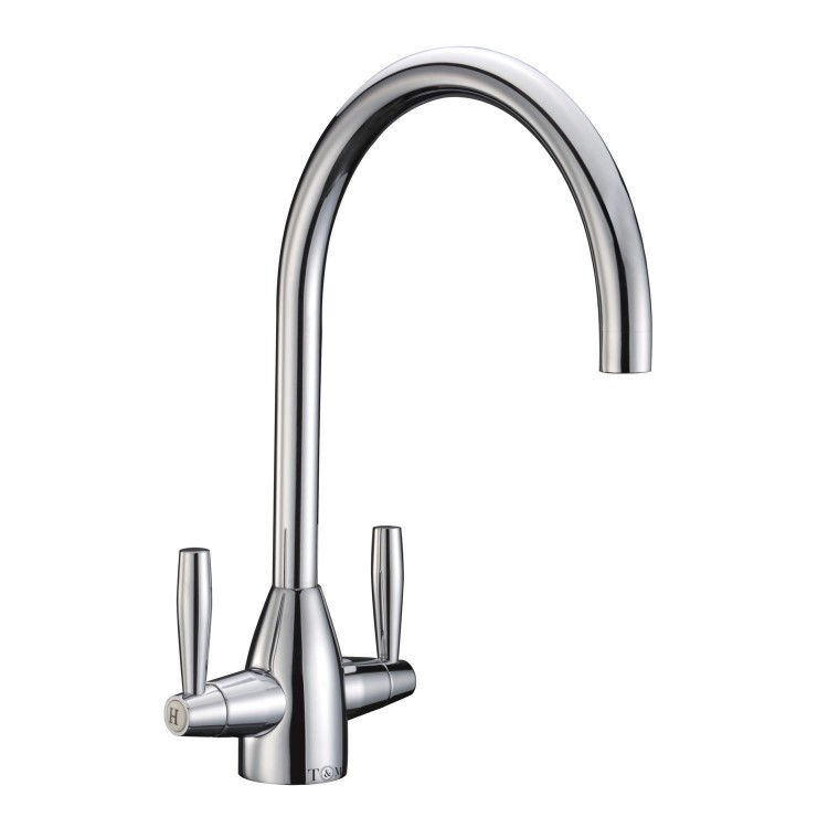 Taylor & Moore Como Inset Reversible Drainer 1.0 Bowl Stainless Steel Sink & Warwick Chrome Tap Pack