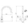 Taylor & Moore Como Inset Reversible Drainer 1.0 Bowl Stainless Steel Sink & Warwick Chrome Tap Pack