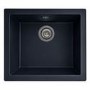 RockLite Weston Single Bowl Inset / Undermount Black Composite Kitchen Sink