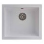 RockLite Weston Single Bowl Inset / Undermount White Composite Kitchen Sink