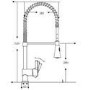 Taylor & Moore Winchester Single Lever Kitchen Tap with Pull-out Spray