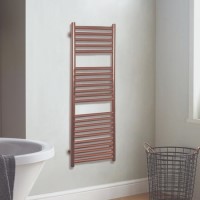 Rose Gold Heated Towel Rail Radiator 1200 x 500mm - Joanna