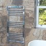 Chrome Heated Towel Rail Radiator 900 x 500mm - Lambourn