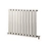Chrome Vertical Flat Panel Radiator 600 x 790mm