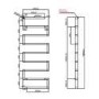 Thatcham Chrome Heated Towel Rail - 1390 x 500mm