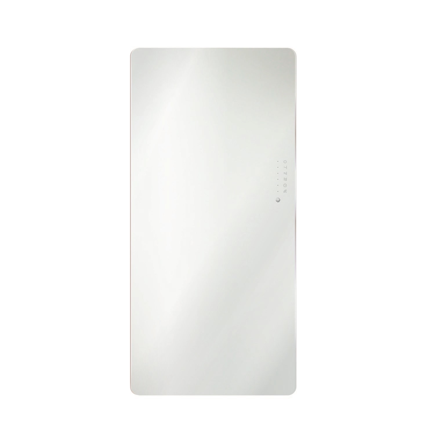 White Vertical Glass Radiator - 1000 x 500mm X5001 | Appliances Direct
