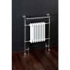 Taylor &amp; Moore Traditional Chrome Heated Towel Rail - 965 x 675mm