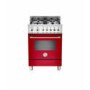 Bertazzoni X604MFERO Professional Series 60cm Dual Fuel Cooker - Red