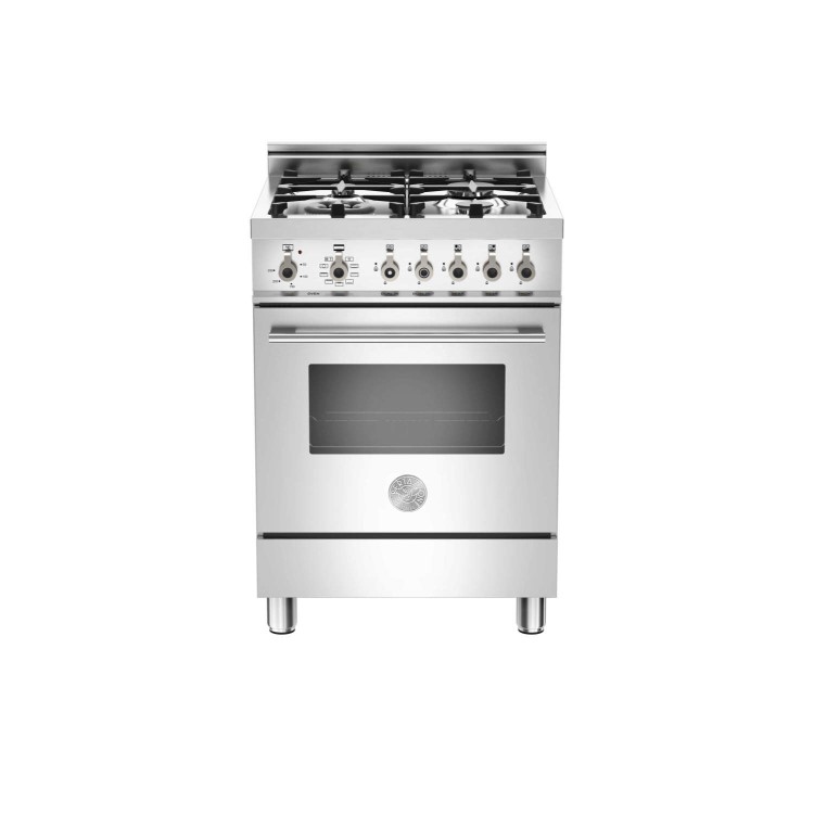 Bertazzoni X604MFEX Professional Series 60cm Dual Fuel Cooker - Stainless Steel