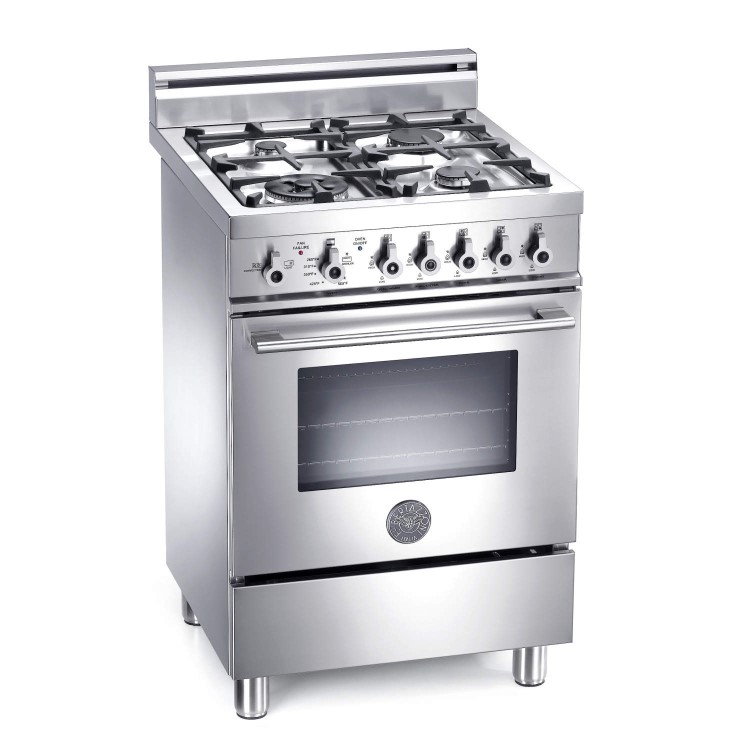 Bertazzoni X604MFEX Professional Series 60cm Dual Fuel Cooker - Stainless Steel
