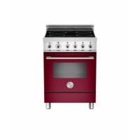Bertazzoni X60INDMFEVI Professional Series 60cm Electric Cooker With Induction Hob - Burgundy Red