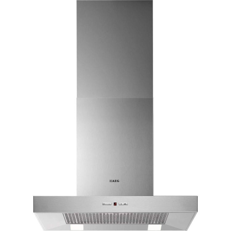 AEG X66264MD1 Low-profile Shelf-style 60cm Chimney Cooker Hood Stainless Steel