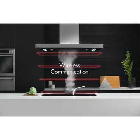 AEG X66264MK1 Low-profile Shelf-style 60cm Chimney Cooker Hood Stainless Steel