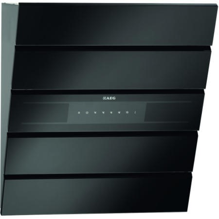 aeg black cooker hood